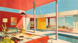 Enchanting Mid Century Modern HD Desktop Wallpaper