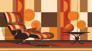 AI-Crafted Mid Century Modern HD Wallpaper Download