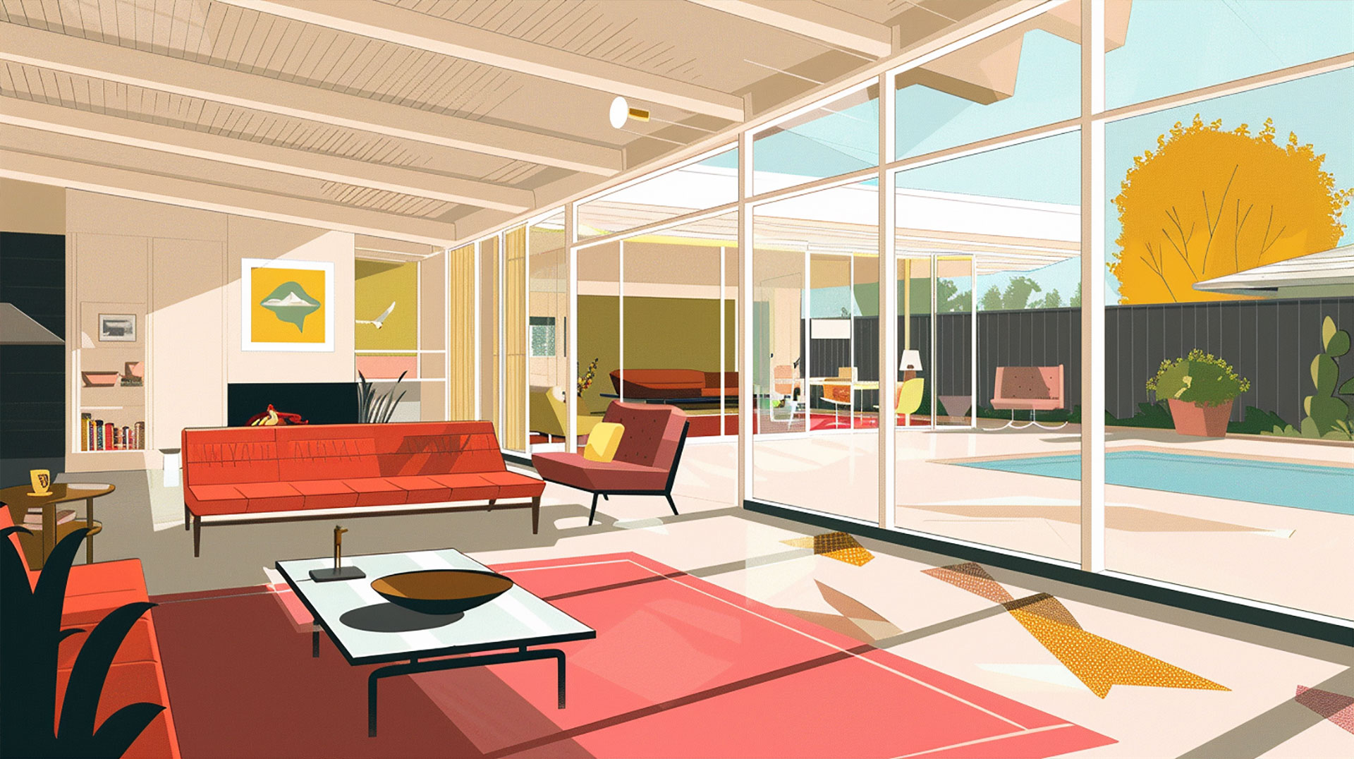 Mid Century Modern HD Pics for Desktop Wallpaper