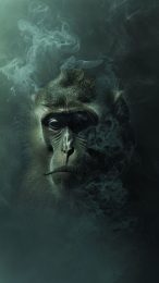 iPhone Monkey Smoking Hookah Wallpaper