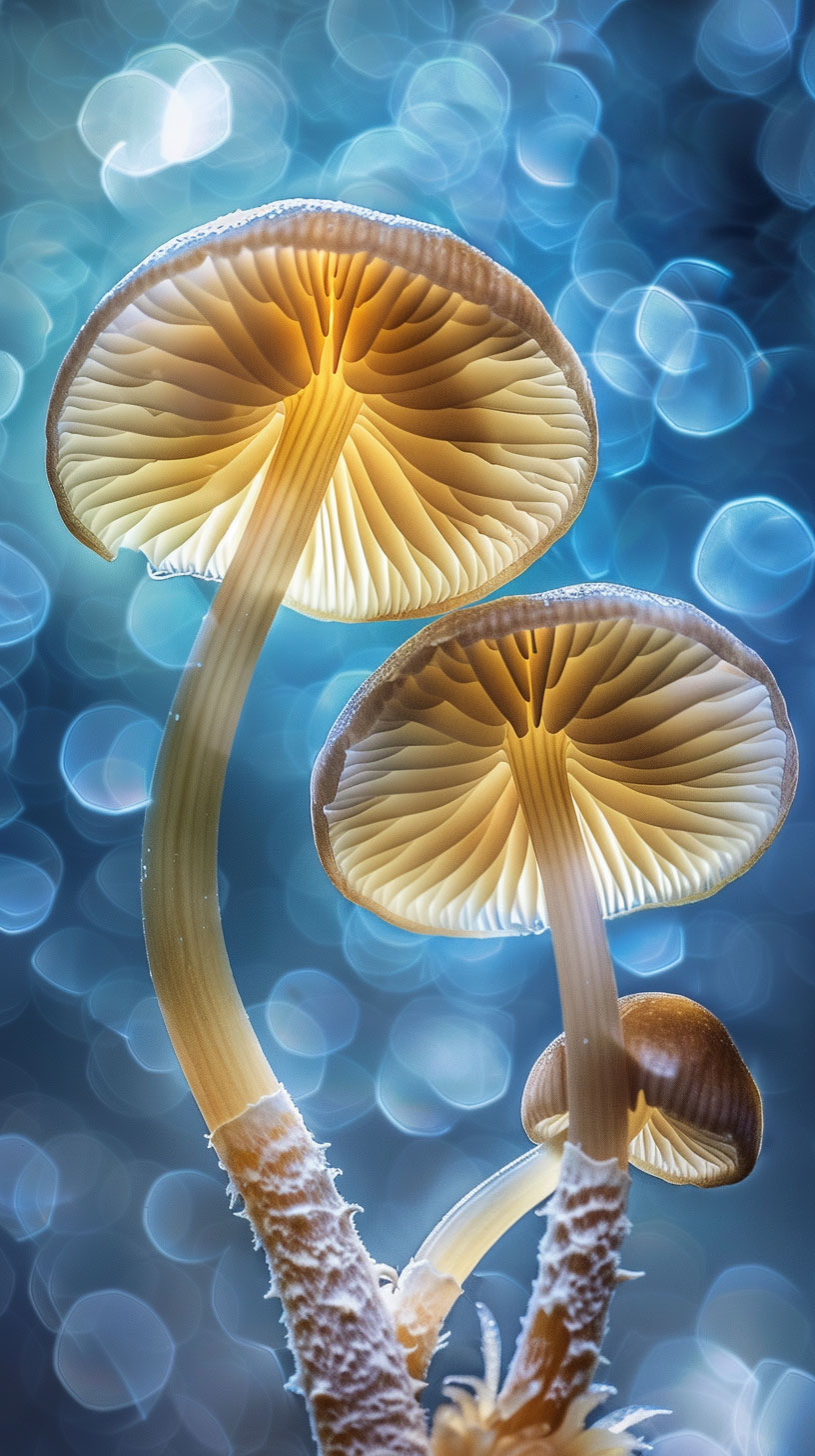 Surreal Mushroom iPhone Wallpaper