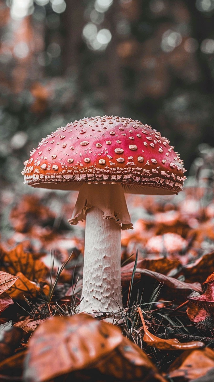 Mushroom iPhone Background in HD