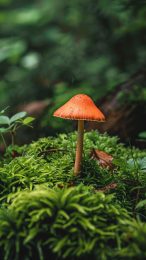 Download Free Mushroom Background for iPhone