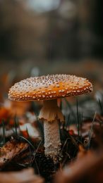 iPhone Mushroom Wallpaper in 8K Resolution