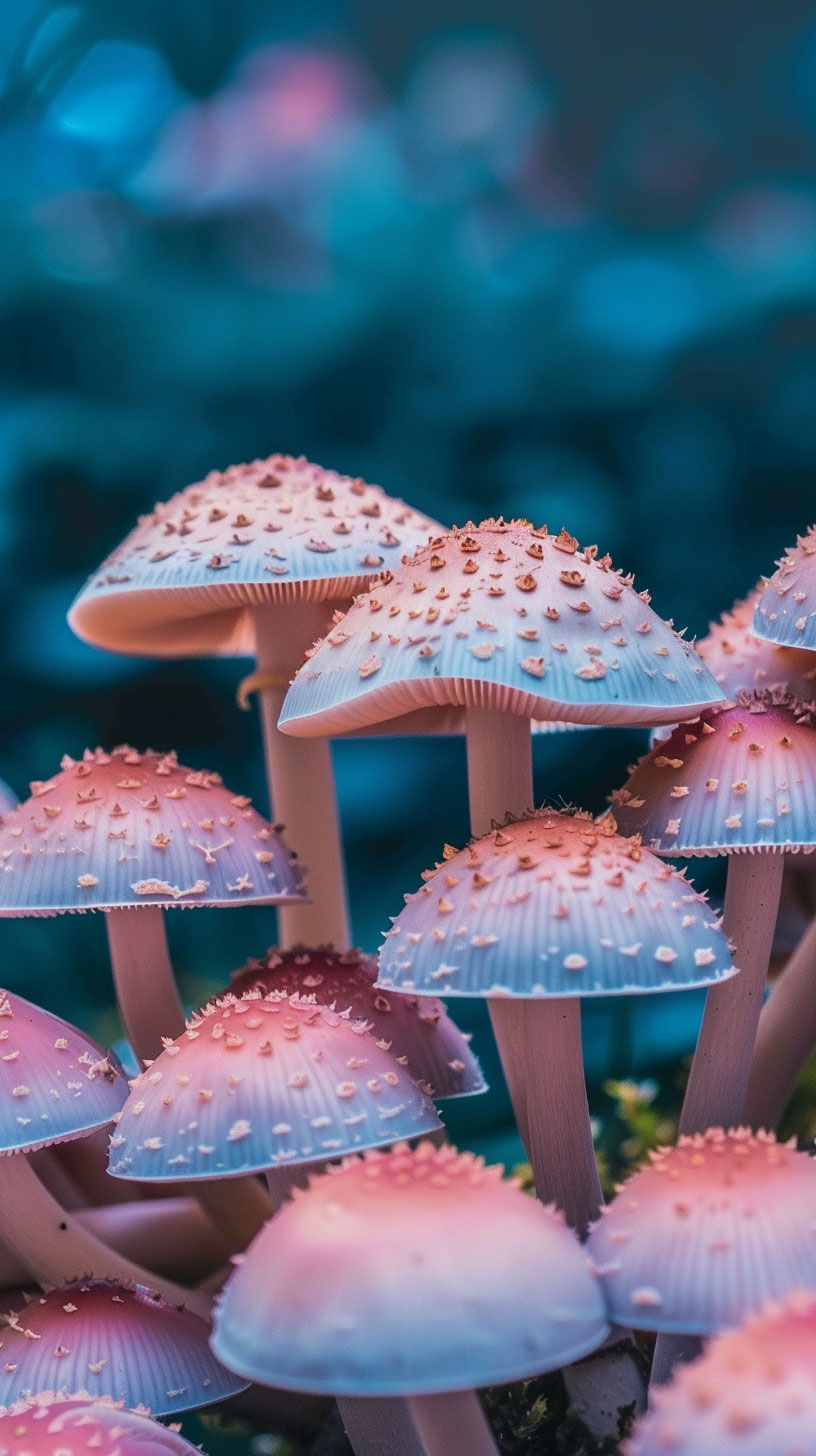 Free psychedelic mushroom wallpaper for iPhone download