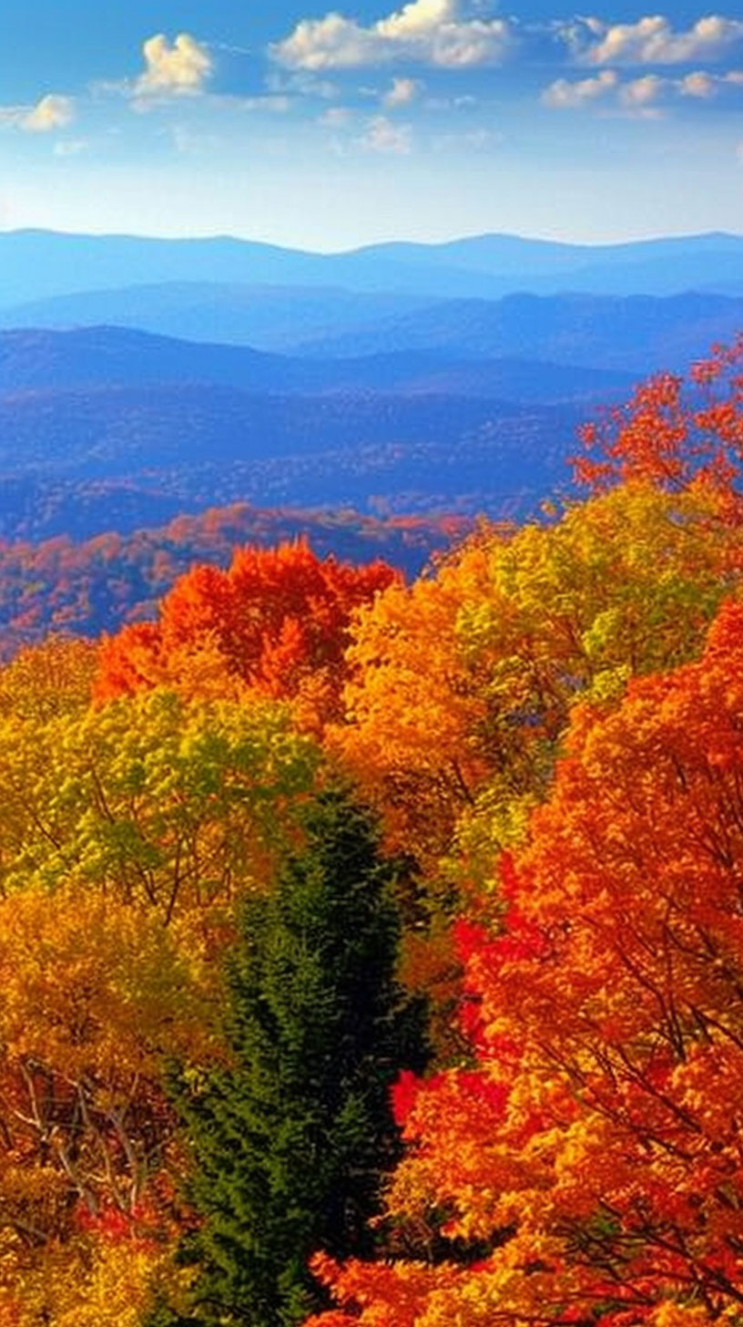 OnePlus New England Fall Wallpaper 1080x2400 for Android