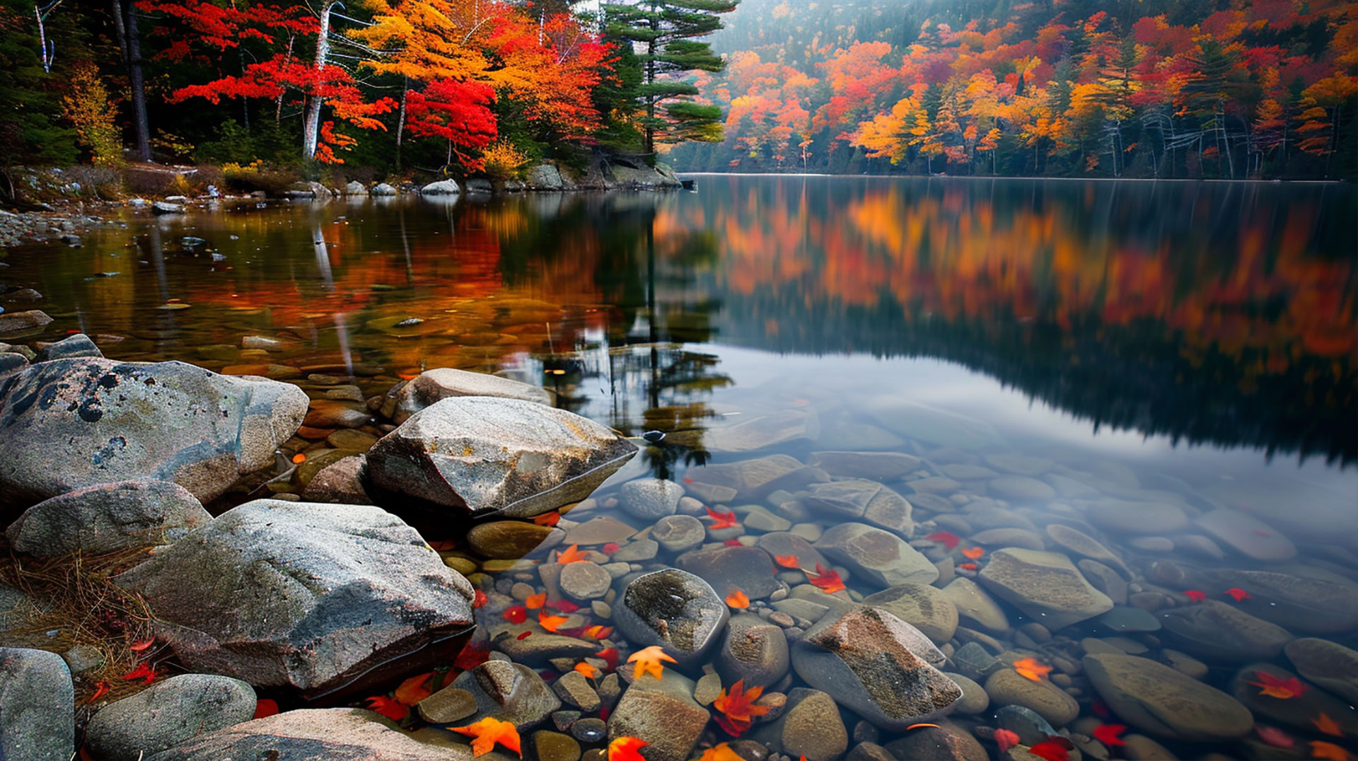 1920x1080 New England Fall HD Wallpaper