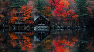 New England Fall Desktop Wallpaper for PC