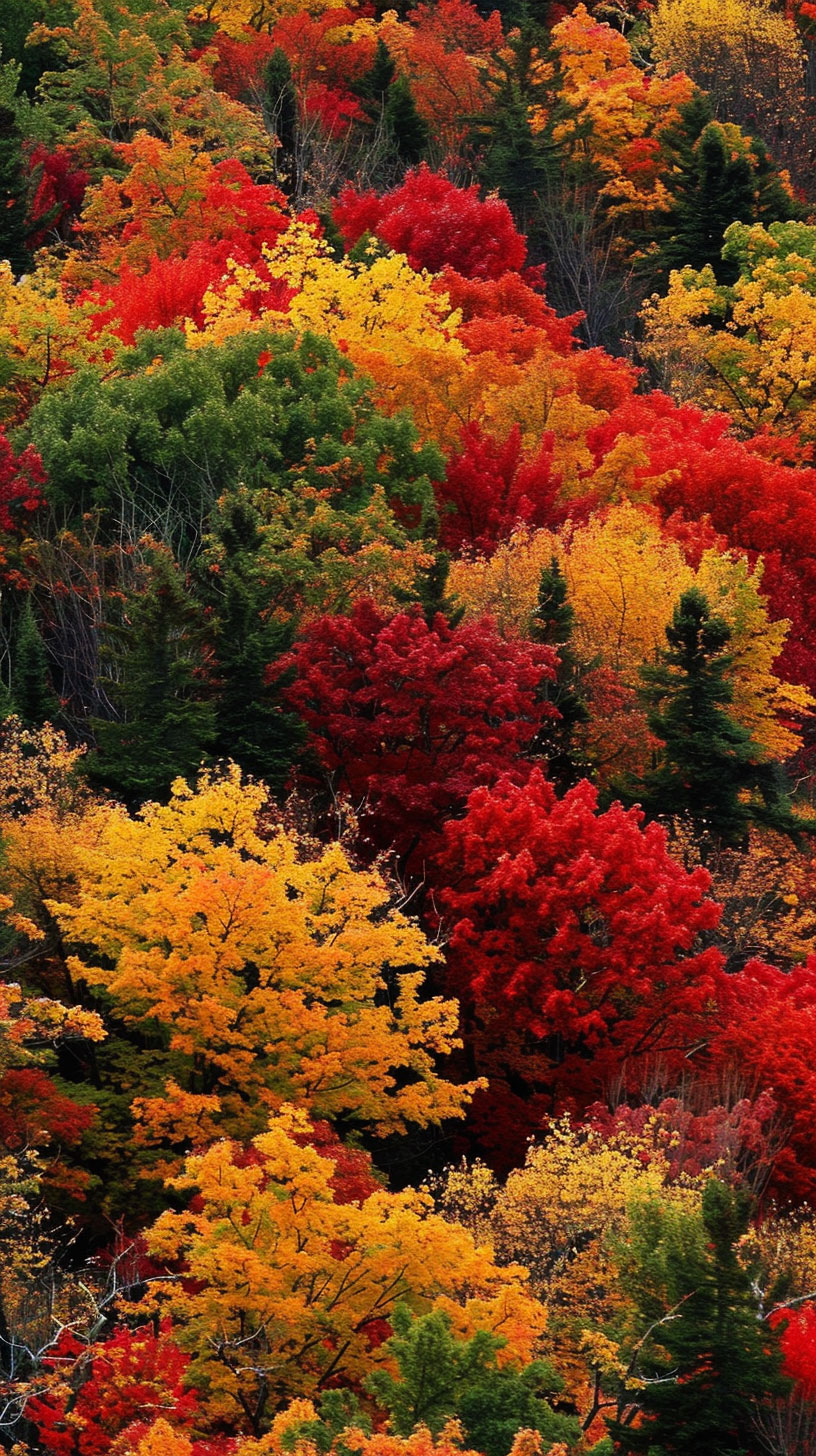 Samsung New England Fall Foliage Phone Background