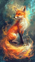 Nine-Tailed Fox Digital Images for Your Mobile Wallpaper