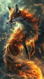 Get a Free Nine-Tailed Fox Wallpaper for iPhone