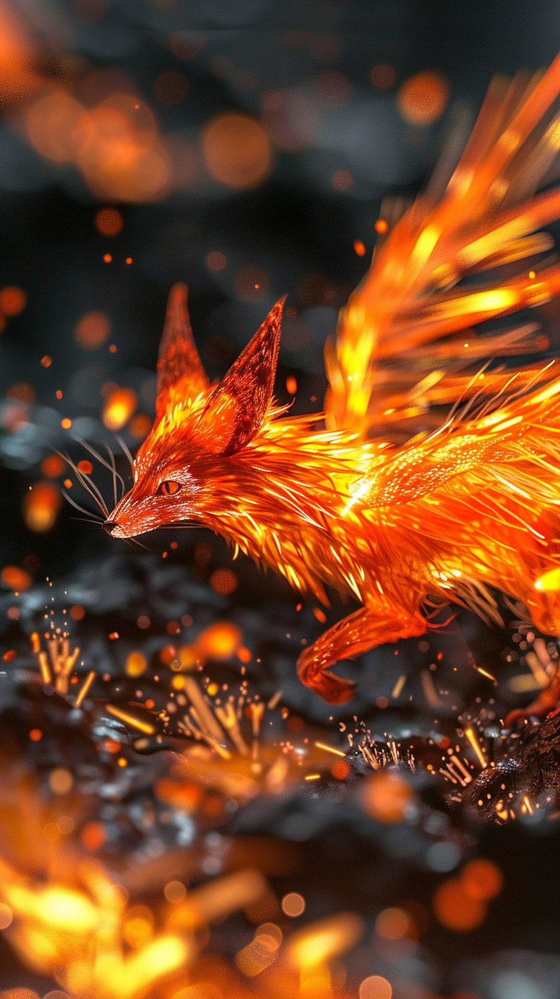 Mesmerizing Nine-Tailed Fox HD Pictures for Your Phone