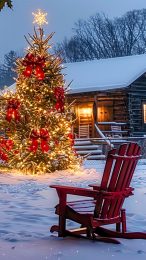 Xiaomi Old Fashioned Country Christmas Wallpaper Free Download