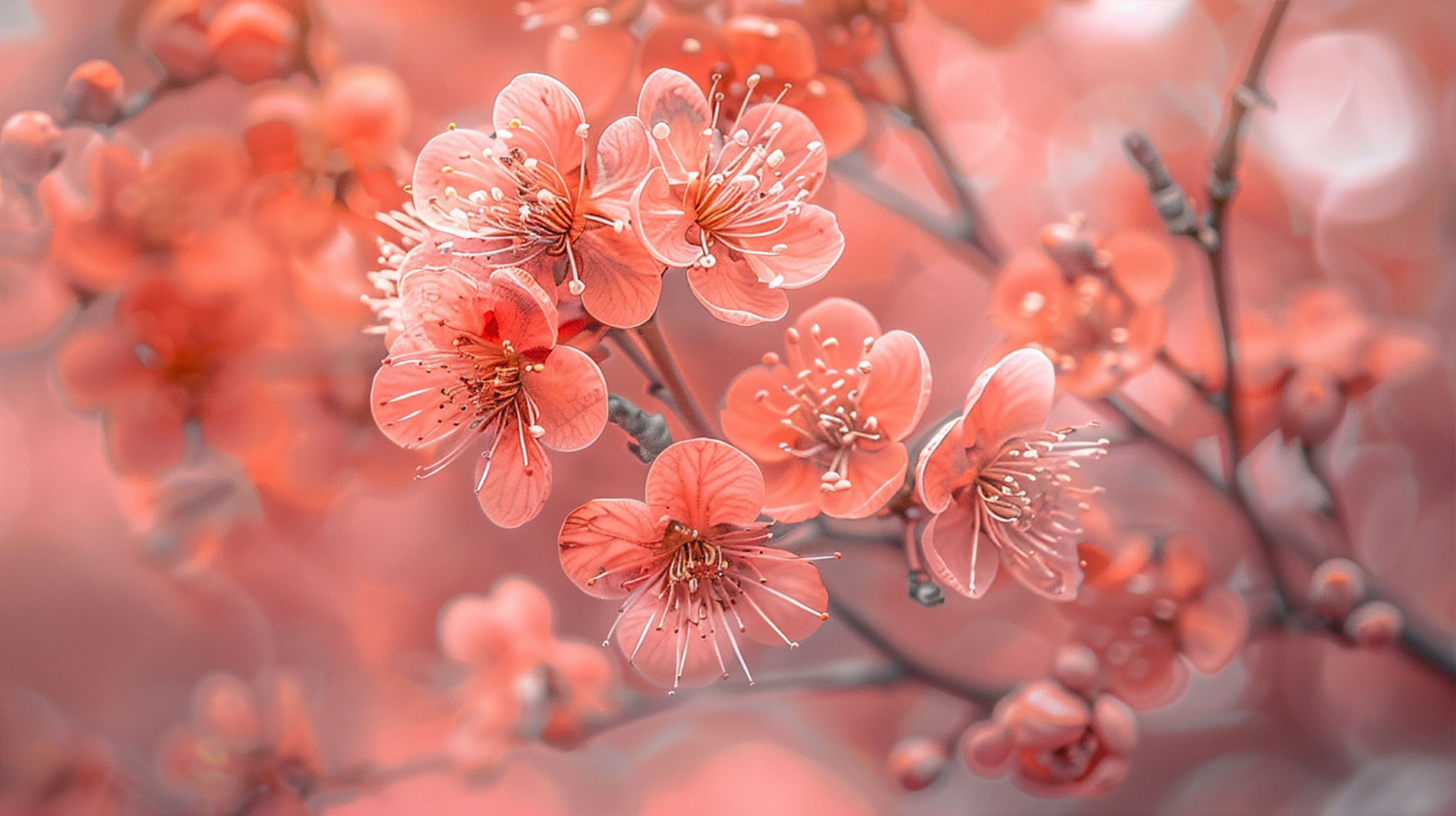 Pastel Pink Flower HD Wallpaper