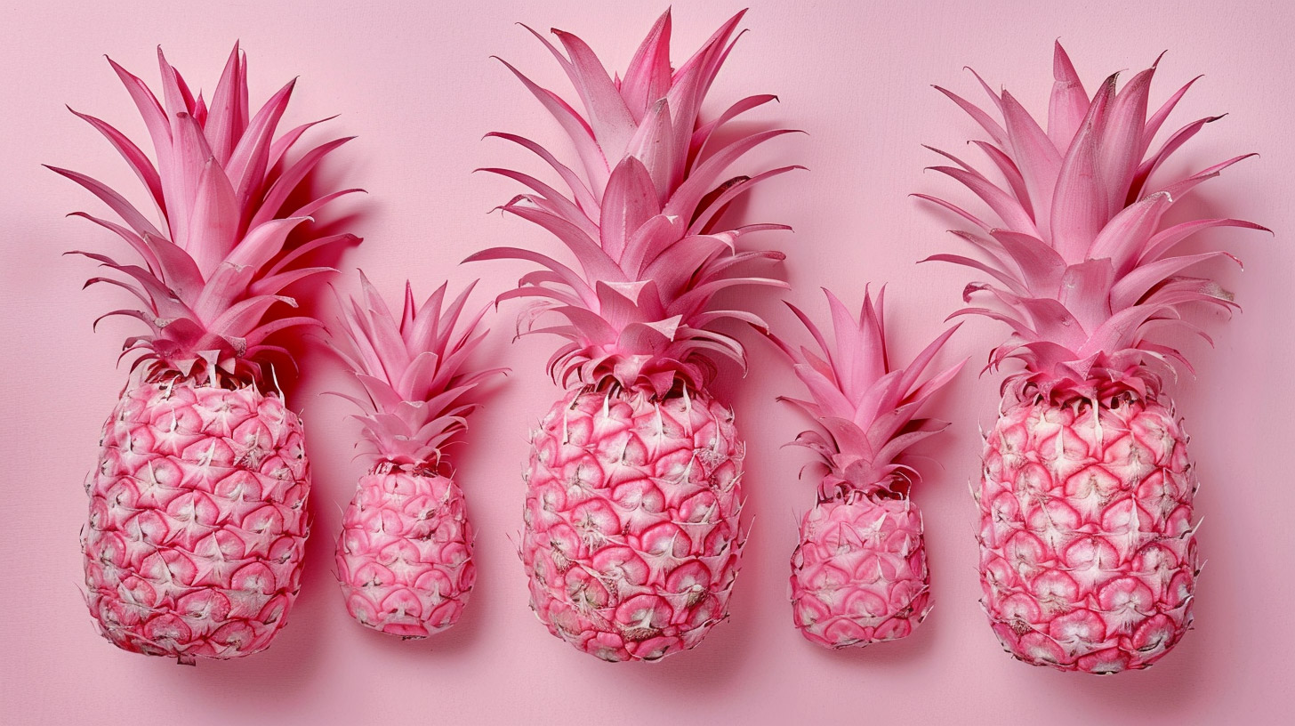 Stunning AI Wallpaper: Picture of Pink Pineapple