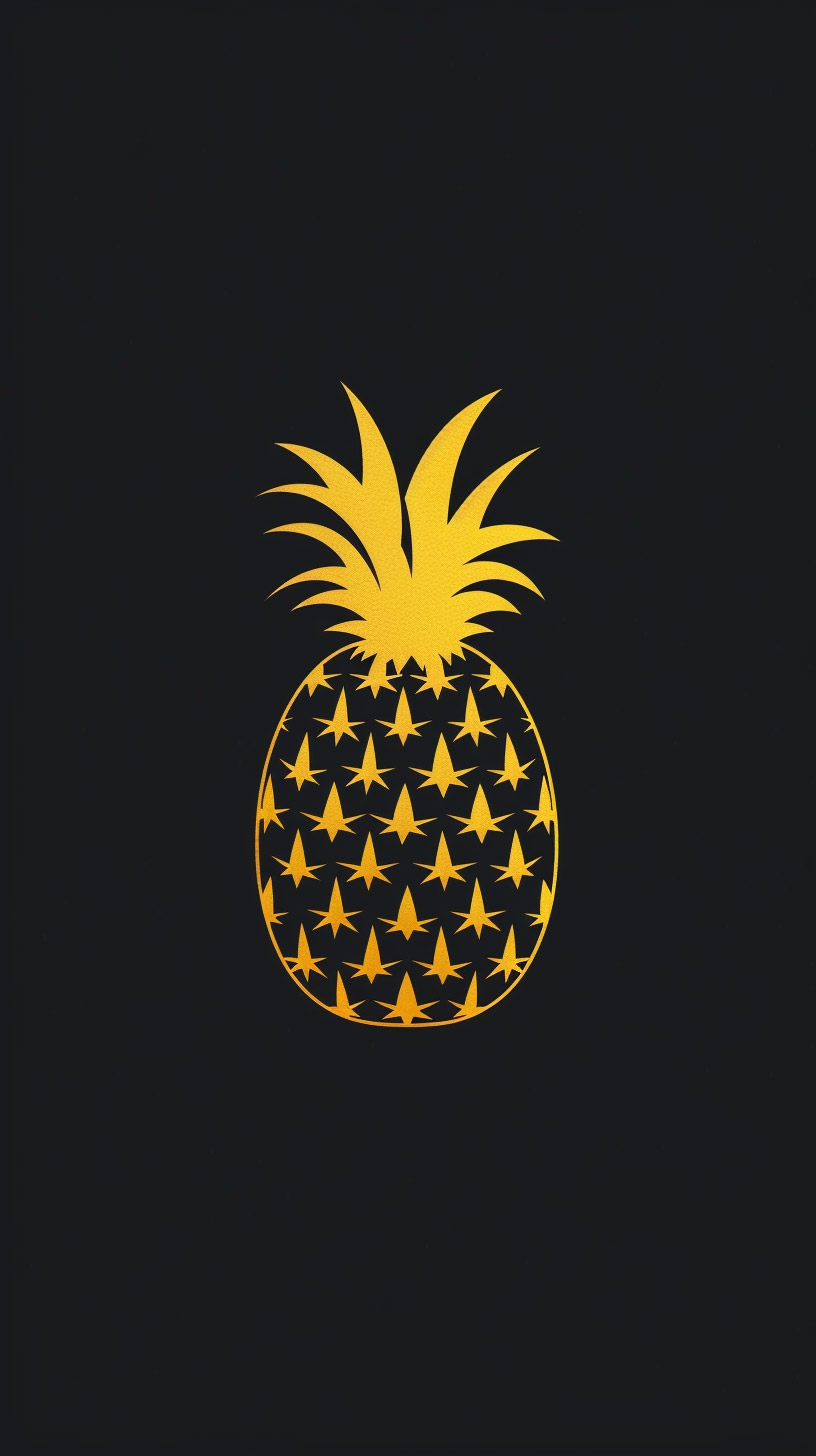 Pineapple Aesthetic: HD Mobile Background for iPhone