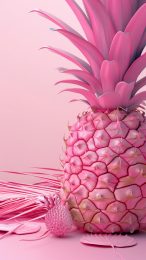 Beautiful Pink Pineapple Digital Images for Mobile Users