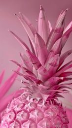 Exquisite Pink Pineapple Pictures for iPhone Wallpaper