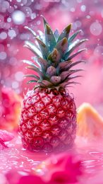 Download HD Pink Pineapple Background for Smartphones