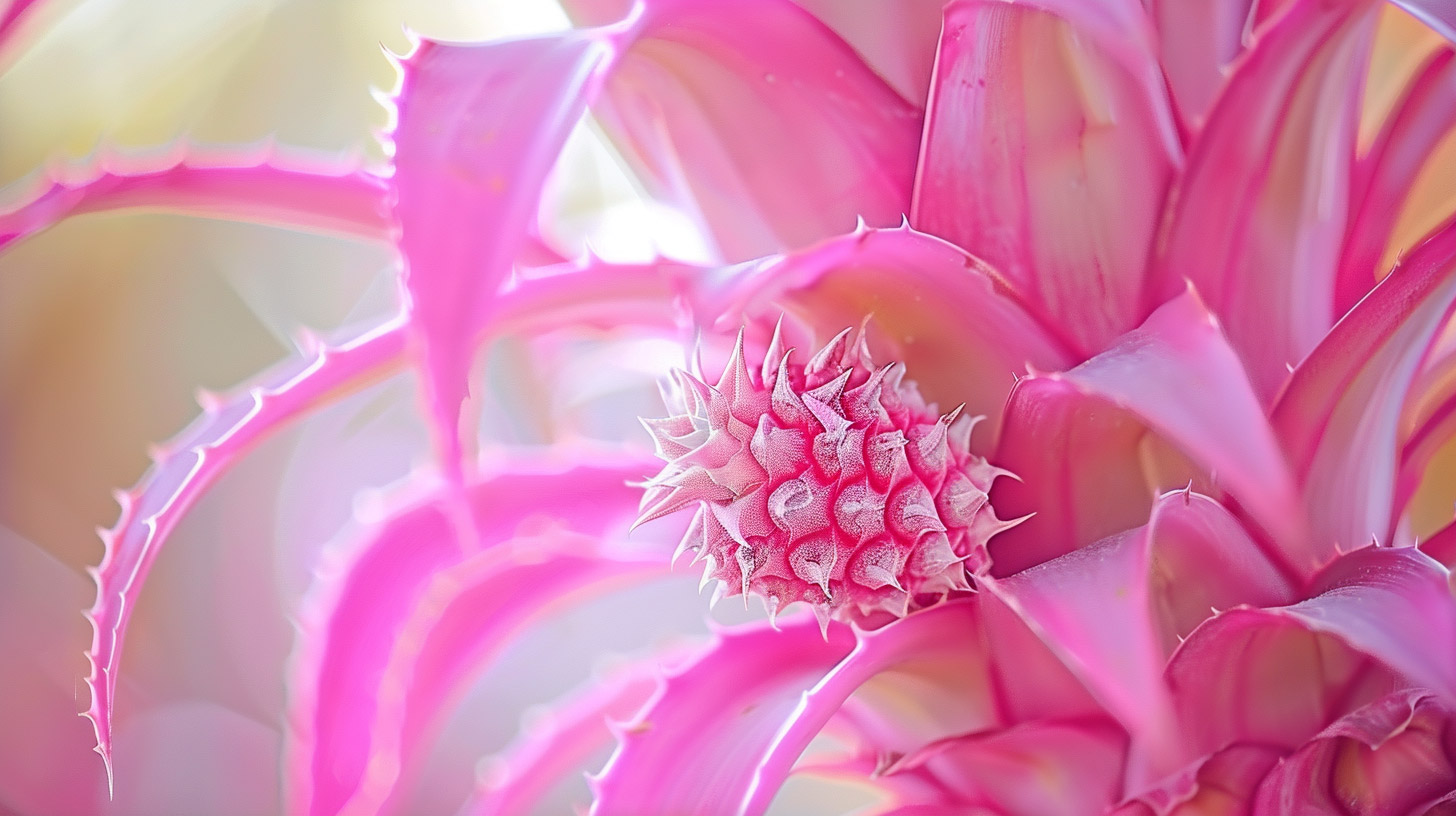 Vibrant Pink Pineapple Images for PC Wallpapers