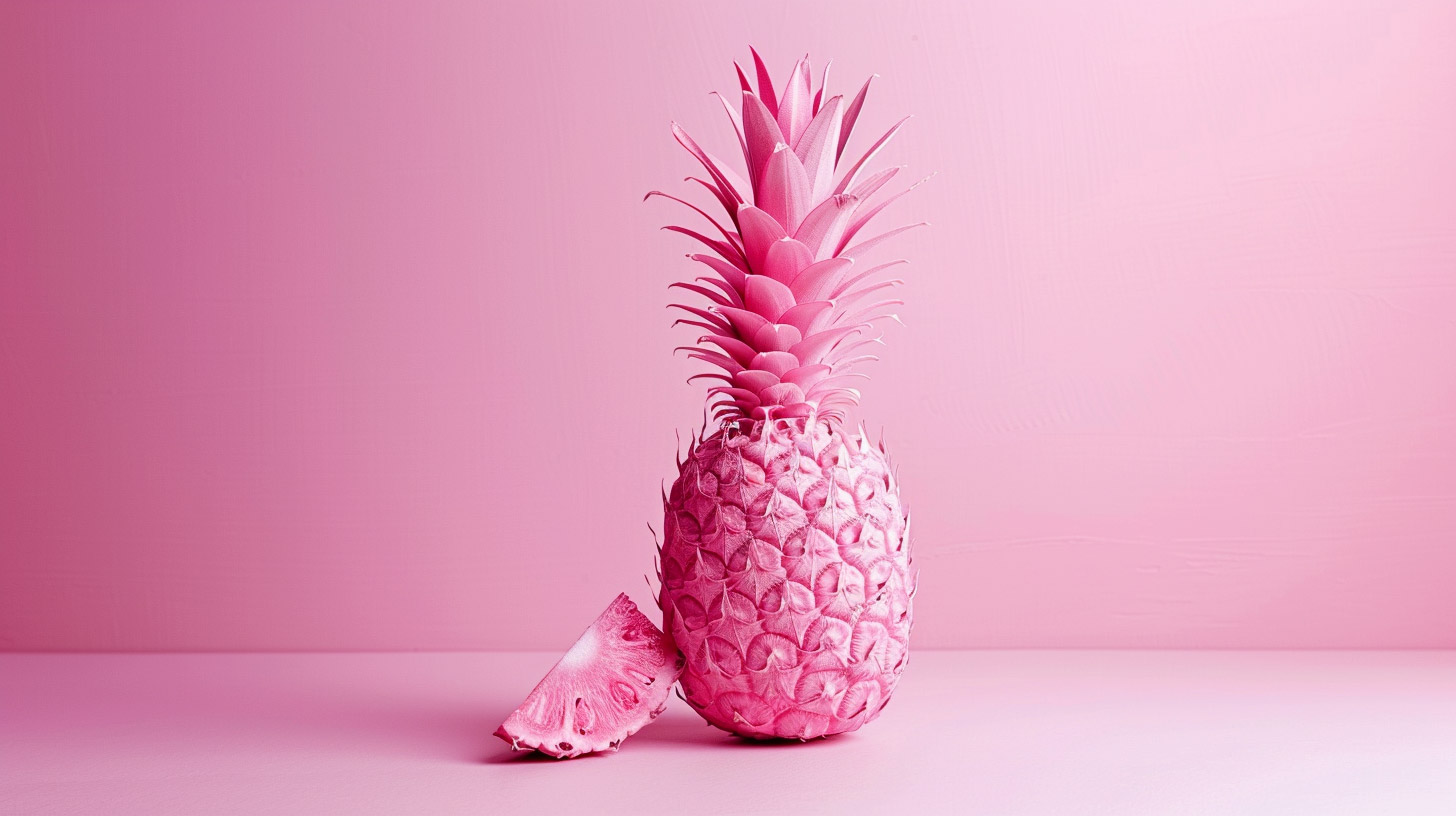 8K Pink Pineapple Wallpaper: A Splash of Color