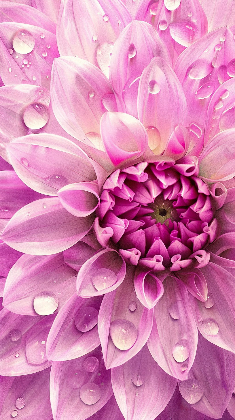 Elegant Pink Flower iPhone Wallpaper