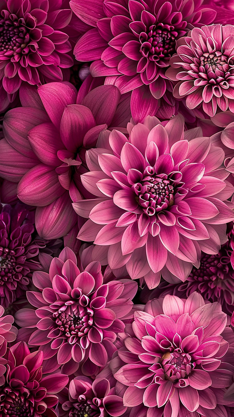 High-Resolution Pink Flower iPhone Wallpaper