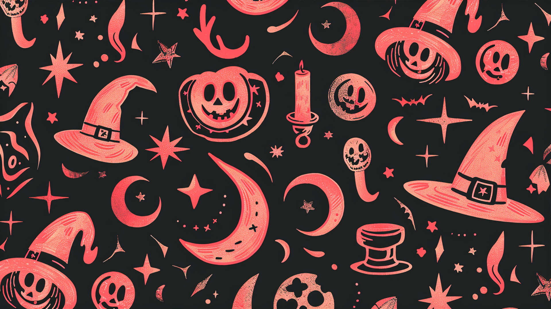 HD Pink Witchy Digital Wallpaper for PC