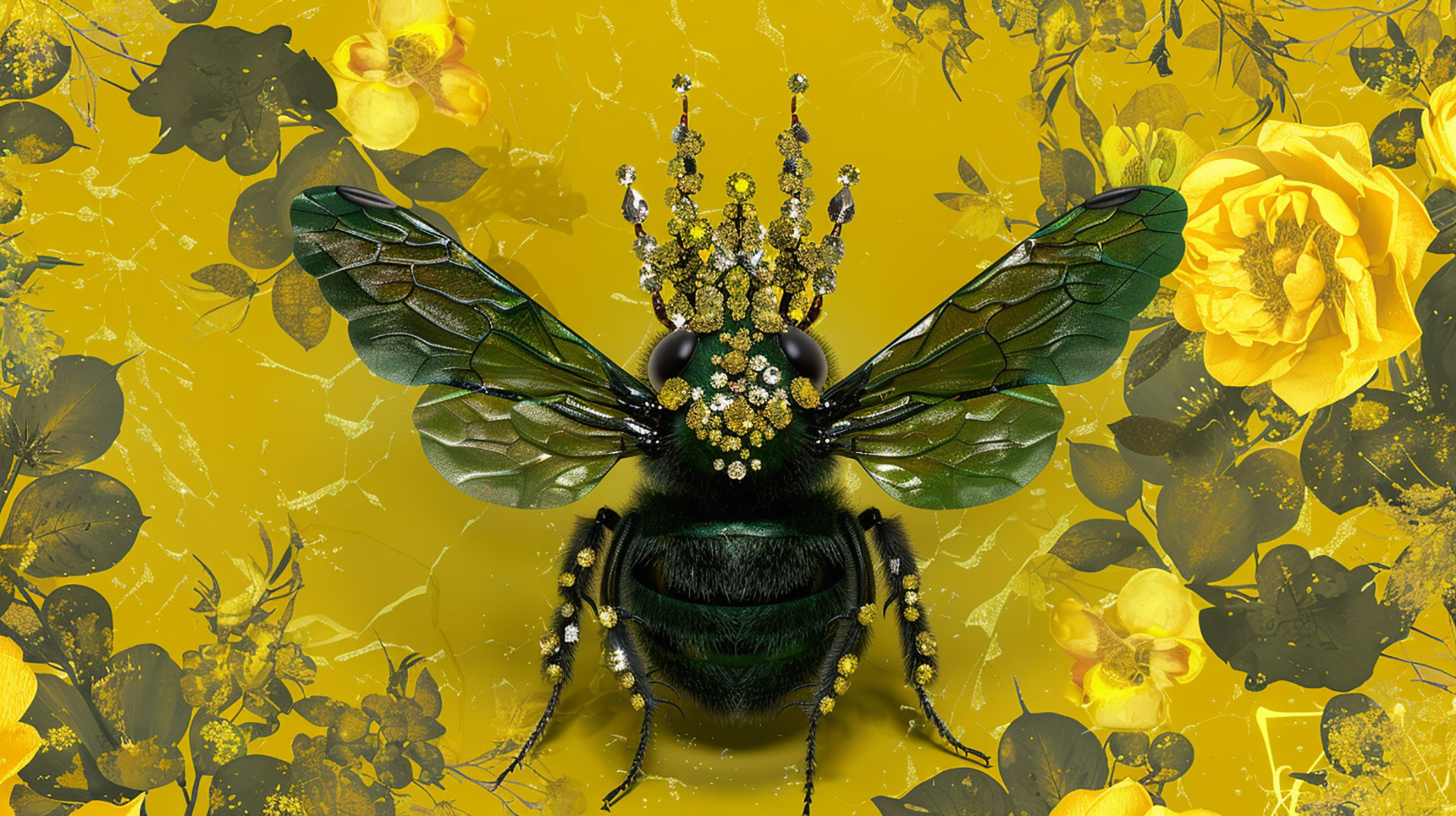 Stunning Queen Bee Wallpaper: HD Digital Background Collection