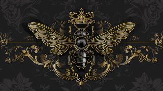 Inspiring AI Wallpaper Featuring Queen Bees for Your PC