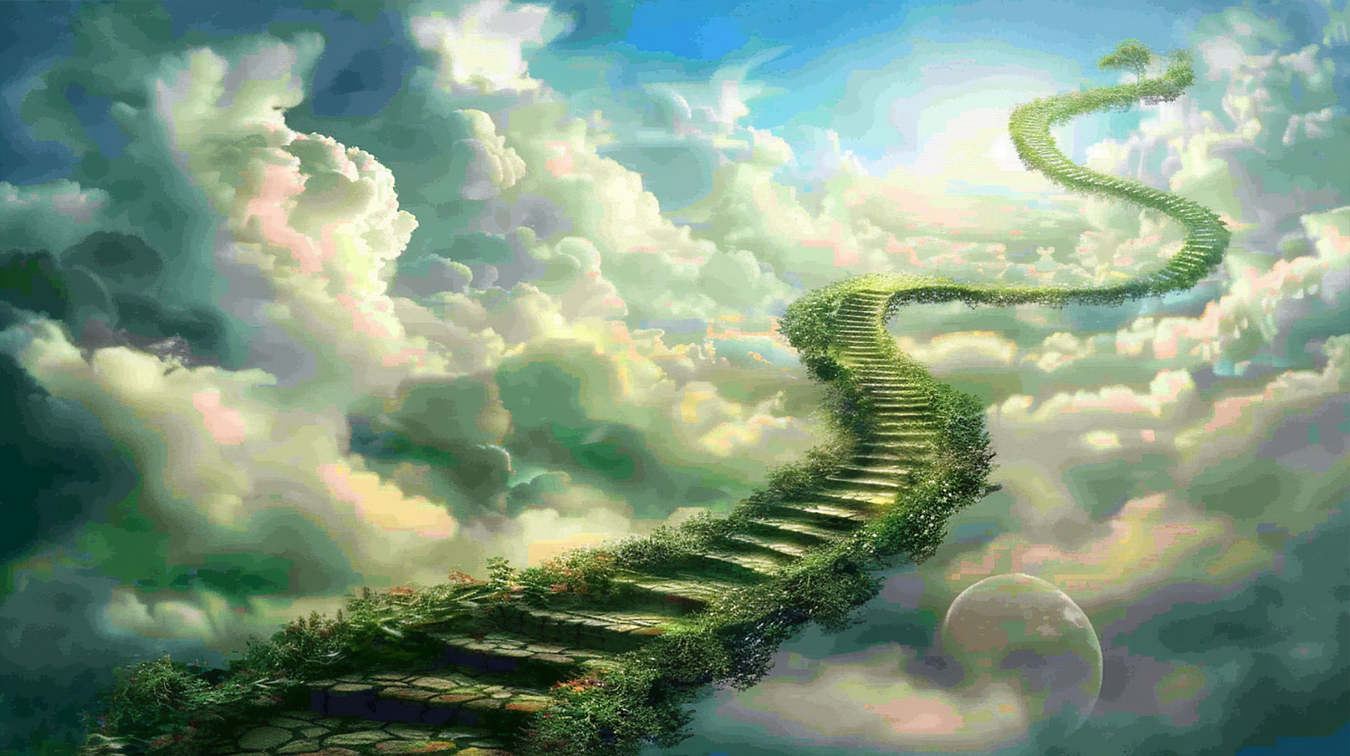 Stairway to Paradise: HD Desktop Background