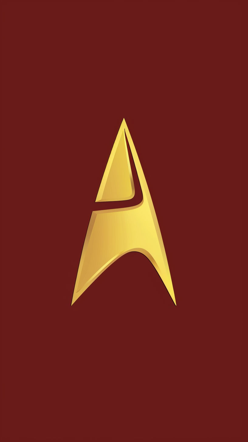 AI-Generated Star Trek Lock Screen Wallpaper