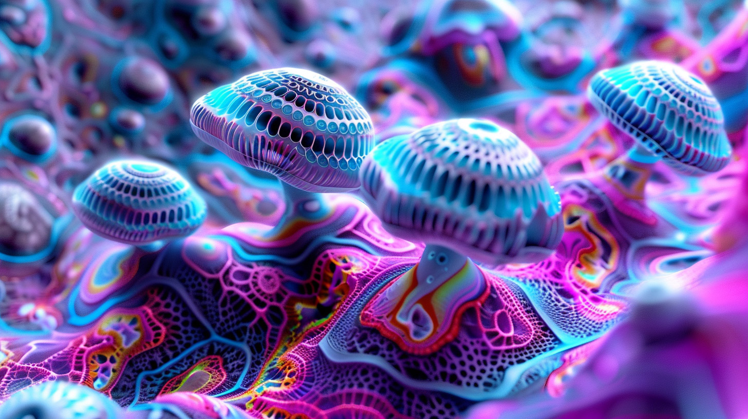 Vivid 4K Mushroom Images for Desktop Backgrounds