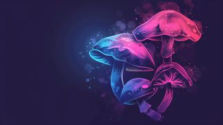 Vibrant Trippy Mushroom Images for Ultra HD Screens