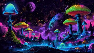 Free 4K Trippy Mushroom Wallpaper for Desktop Paradise