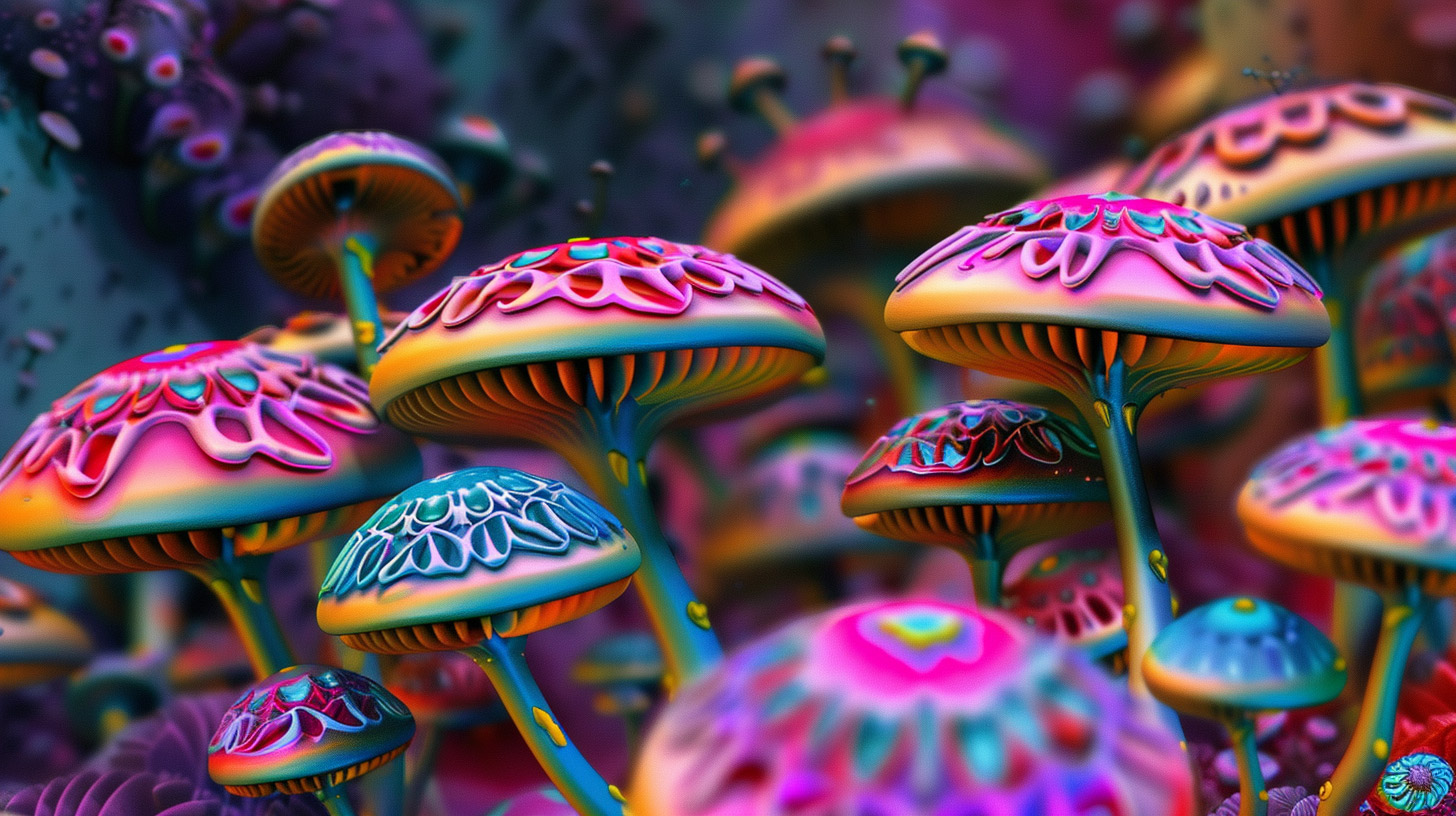 Download 8K Trippy Mushroom Pictures for Ultimate Visuals