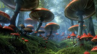 Download Free Trippy Mushroom Pictures in 4K Resolution