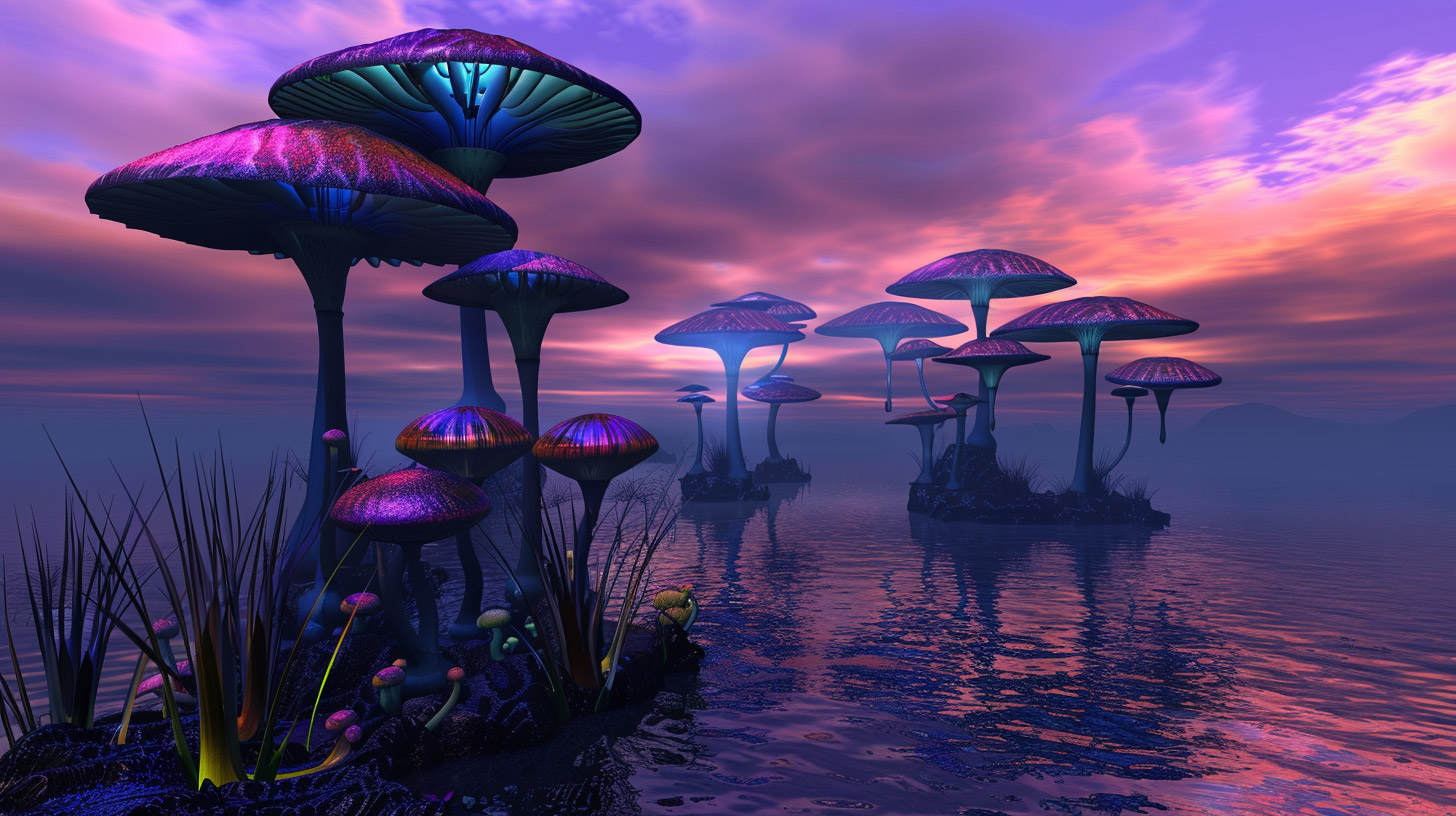 Explore Trippy Mushrooms in Stunning Ultra HD Images