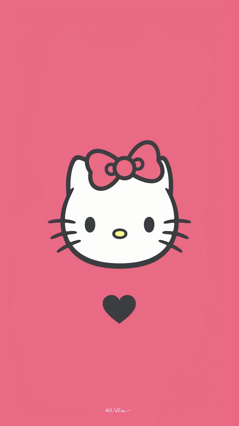 Free Hello Kitty Valentine's Day Wallpaper Download for Phone