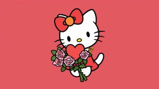 Romantic Hello Kitty Valentine's Day Wallpaper