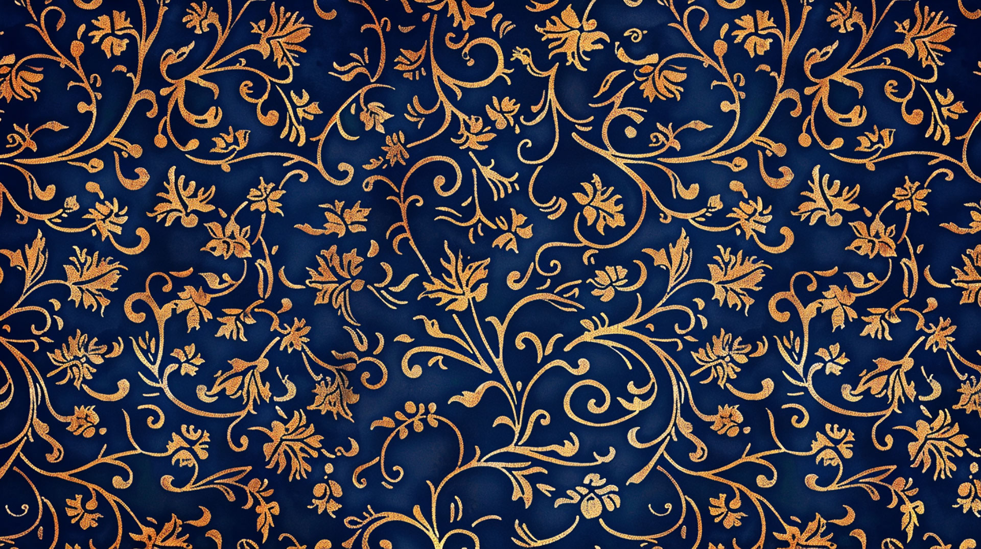 Digital Background: Vintage Dark Blue Aesthetic Wallpaper