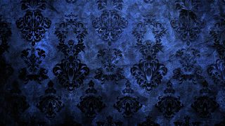 Vintage Dark Blue Aesthetic AI Image Wallpaper