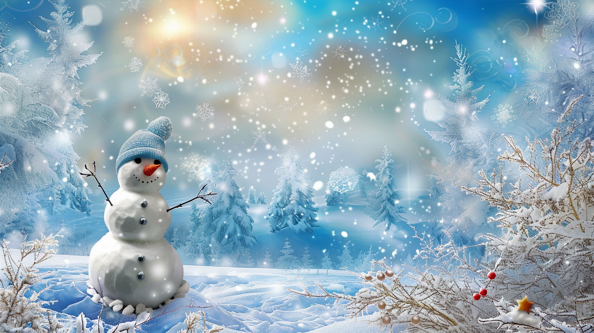 Free HD Winter Holiday Backgrounds