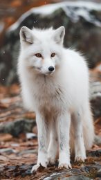 Download Free White Nine-Tailed Fox Image for iPhone