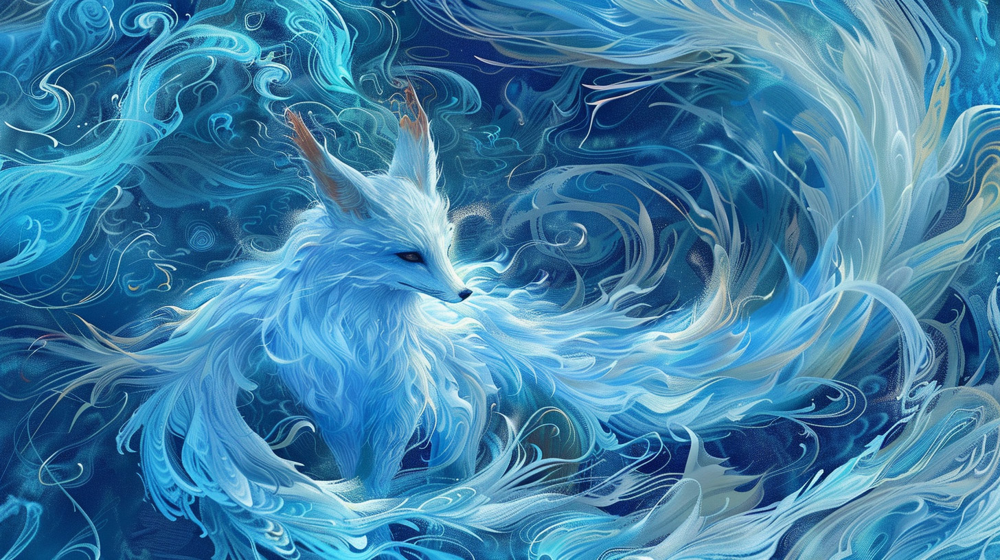 Pictures of White Nine-Tailed Fox for Desktop Background
Crafting an Iconic High-Resolution Logo for Fox Wallpaper