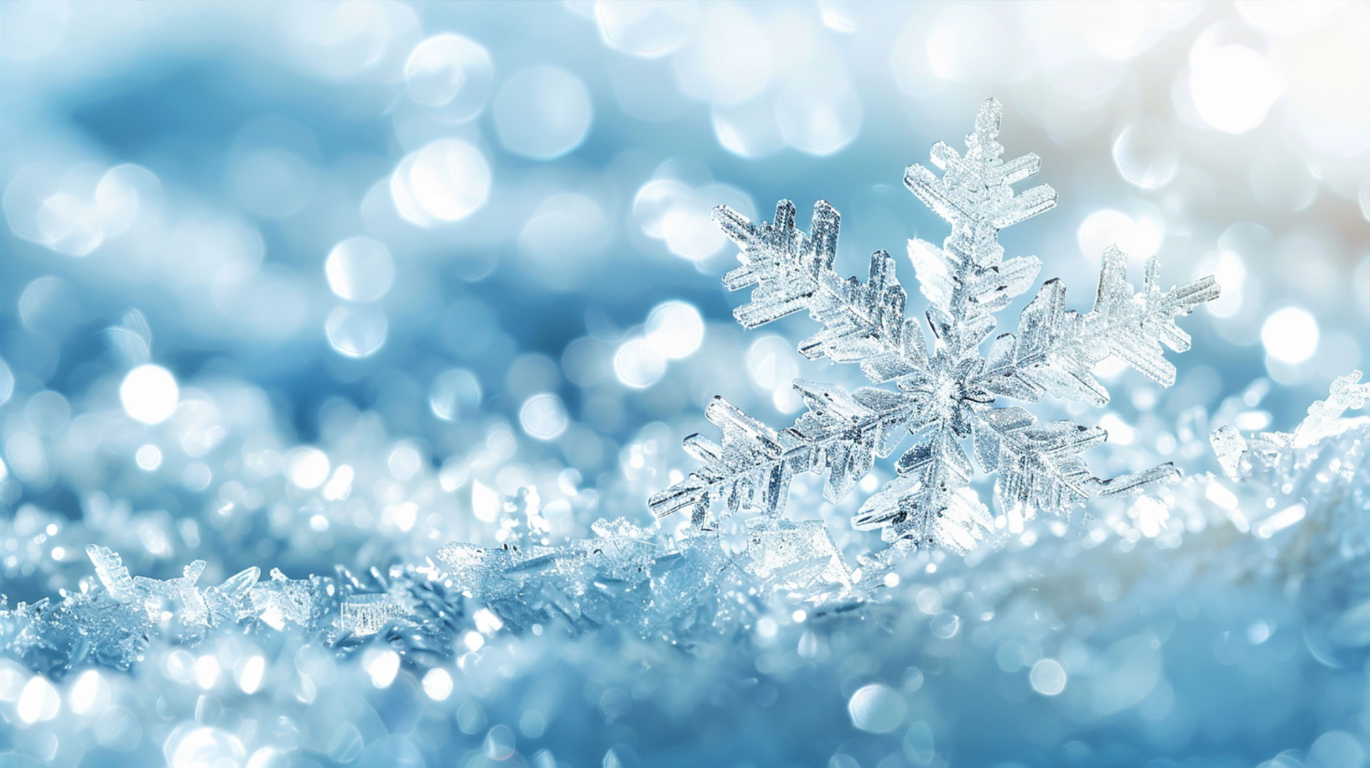 Sparkling Snowy Holiday Backgrounds