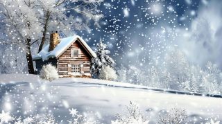 Snowy Winter Landscape Wallpapers