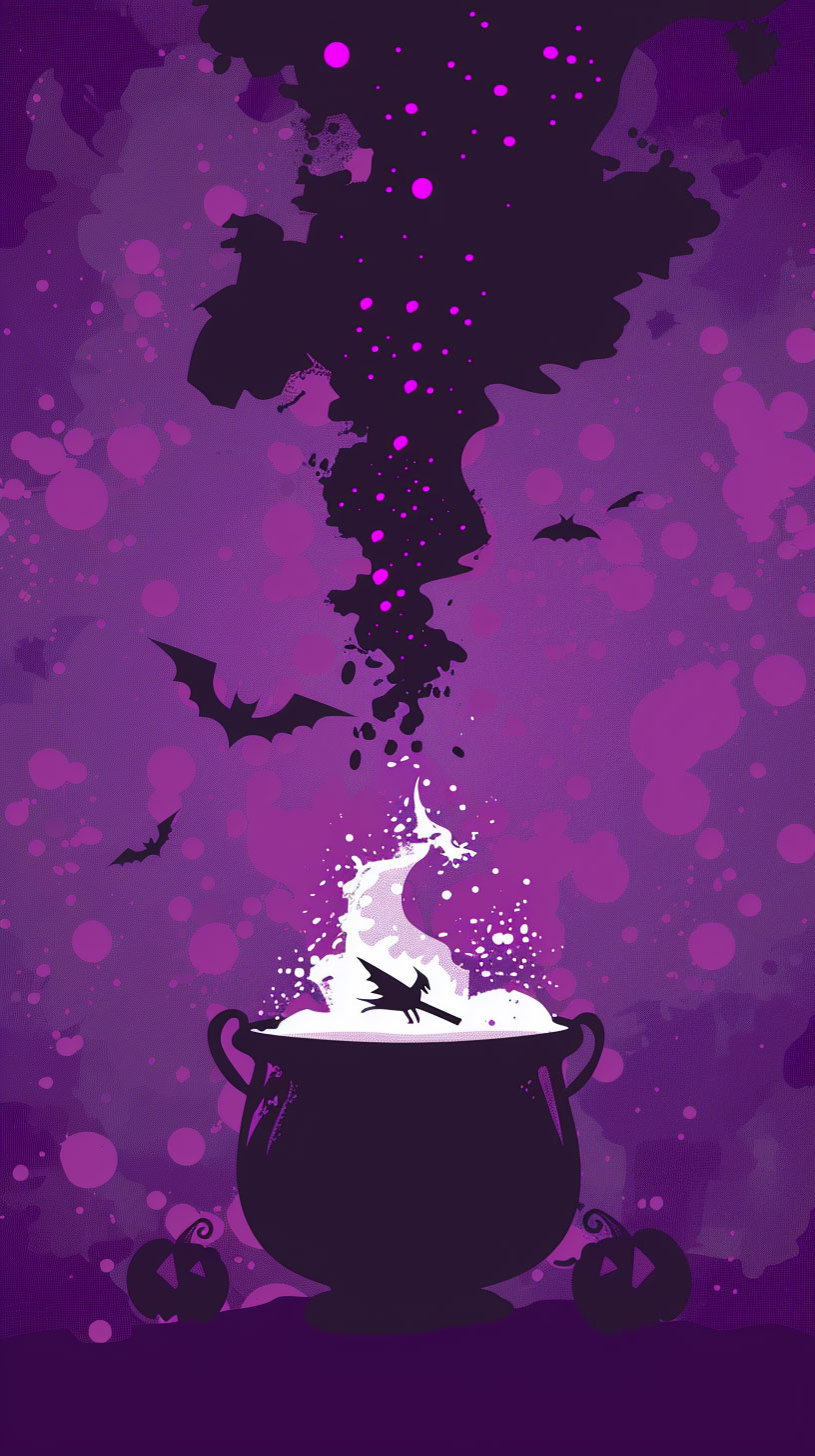 Gothic Witchy Halloween iPhone Backgrounds