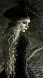 Dark and Moody Witchy Halloween iPhone Wallpapers