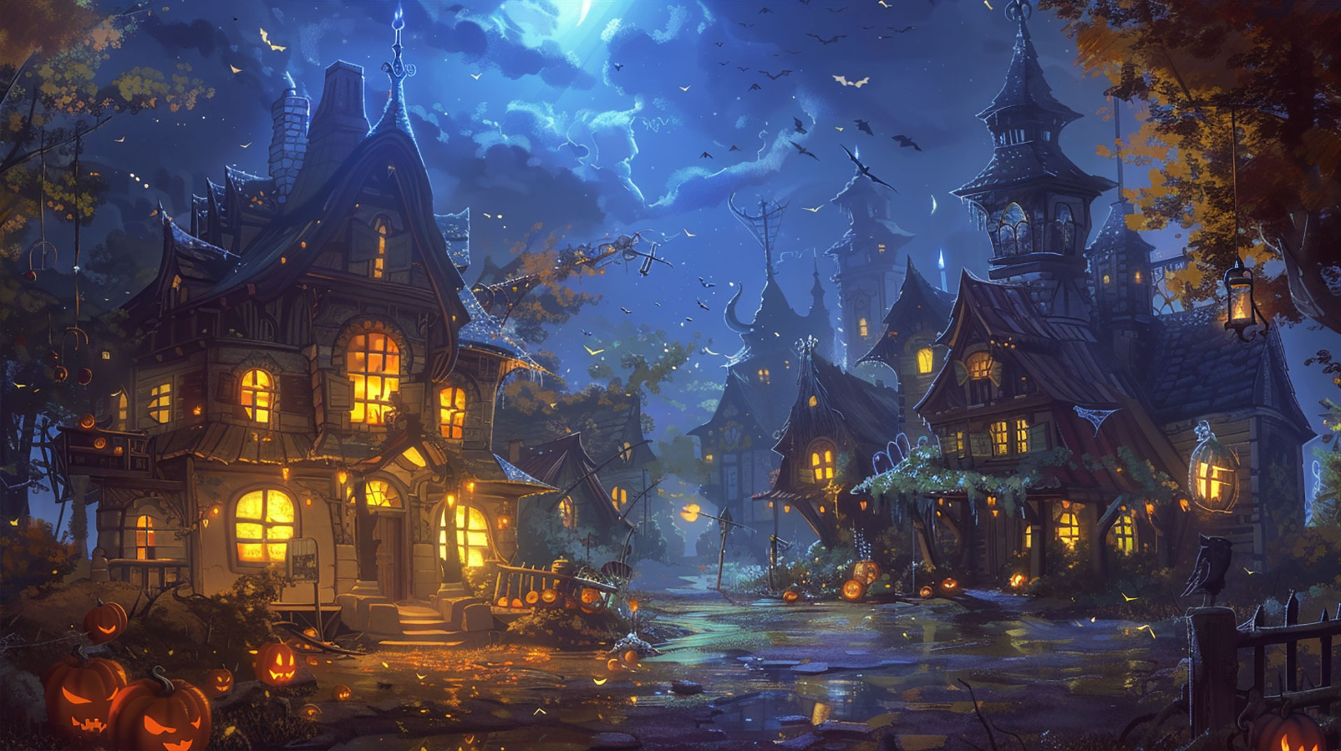 Atmospheric Witchy Halloween Desktop Images